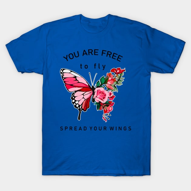 you are free to fly T-Shirt by lacalao